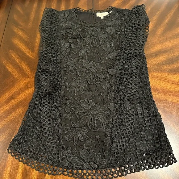 Ted Baker Zania Lace Tee size 0 like new - Picture 4 of 14